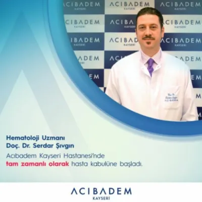 Doç. Dr. Serdar Şıvgın profil fotoğrafı